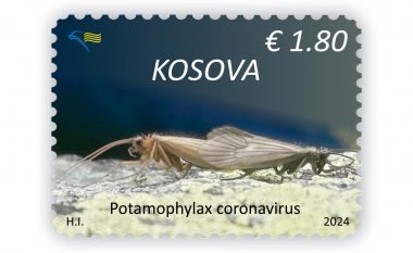 “Potamophylax coronavirus”, lëshohen në qarkullim pullat postare “Fauna endemike”
