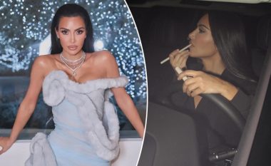Kim Kardashian promovon buzëkuqin e saj të ri, fansat e kritikojnë: Shpresojmë që fëmijët e tu nuk janë në veturë