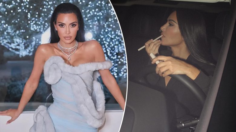 Kim Kardashian promovon buzëkuqin e saj të ri, fansat e kritikojnë: Shpresojmë që fëmijët e tu nuk janë në veturë