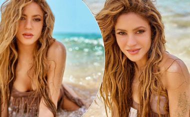 Shakira ndan fotografi të mrekullueshme në plazh, për të promovuar albumin e ri
