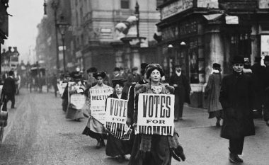 Lëvizja e guximshme e grave britanike, për të drejtën e votës