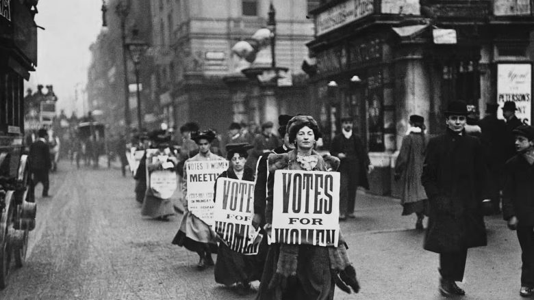 Lëvizja e guximshme e grave britanike, për të drejtën e votës