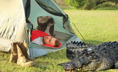 Krokodili i afrohet fshehurazi turistit duke fjetur, epilogu është i pabesueshëm në Meksikë - po të mos ekzistonte videoja, nuk do ta besoni se kjo ka ndodhur