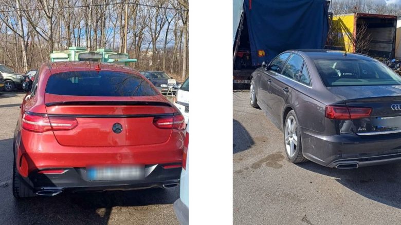 Policia sekuestron dy vetura në magjistralen Mitrovicë-Vushtrri, iu ishin shmangur pagesave doganore