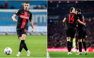 Granit Xhaka thyen rekorde në fitoren e Bayer Leverkusen – numri i pasimeve të tij është thjeshtë i jashtëzakonshëm