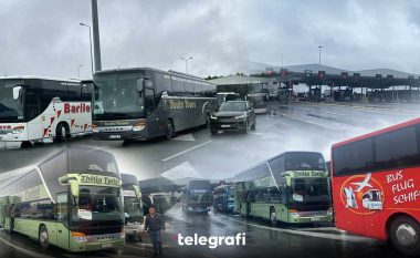 Bllokimi i disa autobusëve dhe veturave të Kosovës në Serbi, një qytetar tregon se policia serbe është duke i marr në pyetje