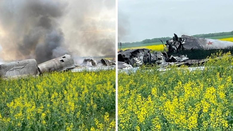 Inteligjenca britanike thotë se ukrainasit kanë rrëzuar një aeroplan bombardues të ushtrisë ruse