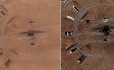 Imazhet satelitore që pretendojnë se shfaqin pasojat e sulmit izraelit mbi bazën iraniane – është goditur sistemi raketor