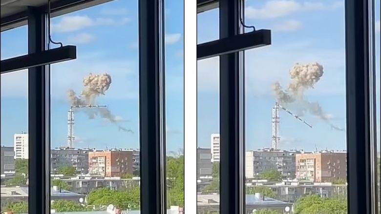 Rusët bombardojnë Kharkivin, shembet kulla e televizionit në qytetin e dytë më të madh të Ukrainës