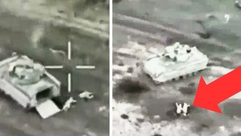 Ukrainasit mësyjnë istikamet e rusëve me tank, i hedhin në erë edhe me dron kamikaz – pamje nga beteja për Serbryanskyn