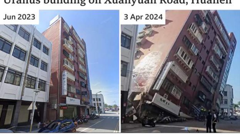 Pasojat e tërmetit në Tajvan, që po konsiderohet si më i fuqishmi në 25 vitet e fundit