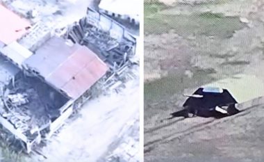 Ukrainasit shfrytëzojnë pamjet e rusëve për të lokalizuar tankun e modifikuar të Kremlinit – e shkatërruan duke e goditur direkt