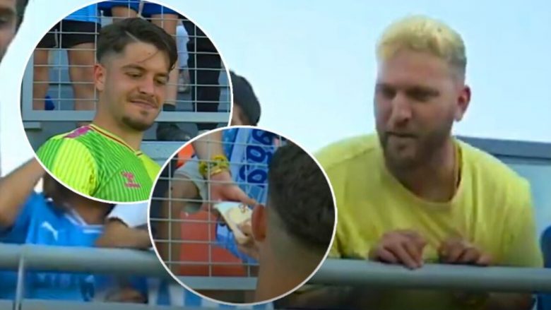 “Unë nuk jam një milioner” – Futbollisti i Malagas kapet nga kamerat duke ia shitur fanellën një tifozi