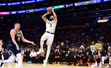 James dhe Davis të pandalshëm, Lakers ngushtojnë epërsinë ndaj Nuggets