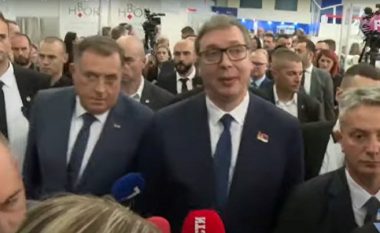 Vuçiq dhe Dodik filmohen duke fyer gazetaren: Shiko lopën