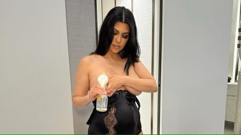 Kourtney Kardashian pranon se pi qumësht gjiri kur nuk ndihet mirë
