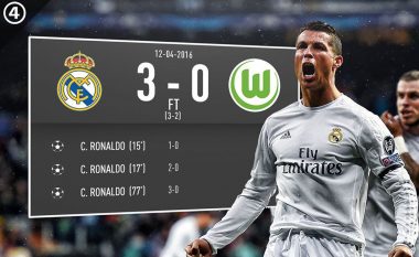 “Nesër do të shënoj tre gola” – kujtohet historia ikonike e Cristiano Ronaldos për ndeshjen ndaj Wolfsburg