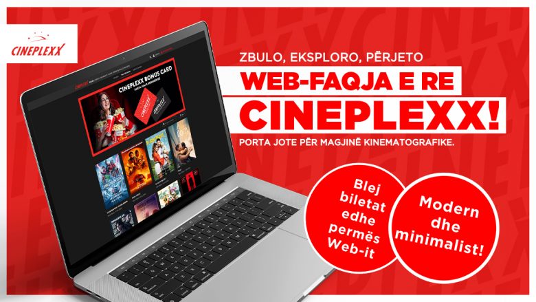 Cineplexx lanson web faqen e re, Zbulo, Eksploro, Përjeto!