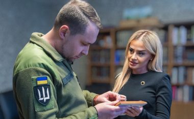 Meliza Haradinaj takohet me shefin e intelegjencës së Ukrainës, njeriun më të kërkuar të Putinit