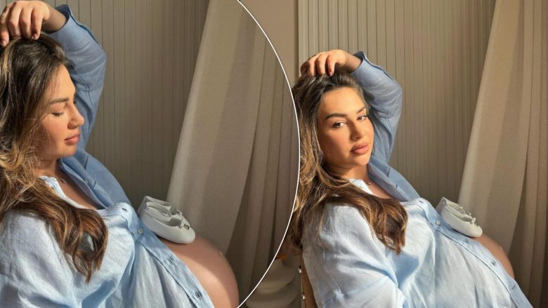 “Pak javë kanë mbetur deri sa të të takojmë” – Kiara Tito ndan fotografi të ëmbla të shtatzënisë
