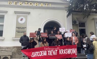 Rasti i profesorit Krasniqi, sot sërish aksion protestues para rektoratit të UP-së