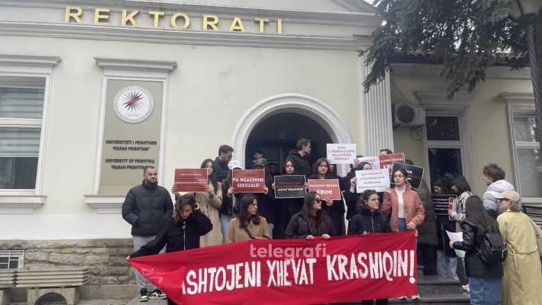 Rasti i profesorit Krasniqi, sot sërish aksion protestues para rektoratit të UP-së