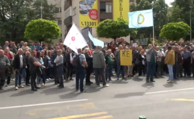 Protestojnë punonjësit e “Pyjeve Kombëtare” në Maqedoni, dy muaj nuk kanë marrë paga