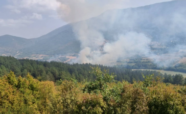 Komuna e Dibrës kërkon ndihmën e QMK-së për shuarjen e dy zjarreve nga ajri