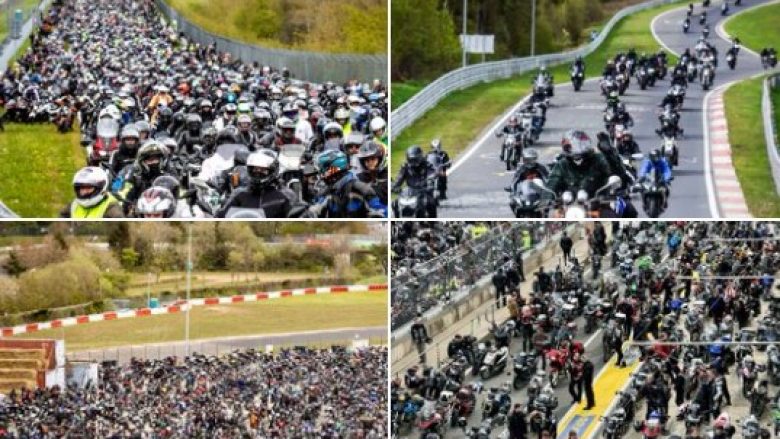 Rekord pjesëmarrësish, 45,000 motoçiklistë shkuan për të nisur sezonin tradicional në Nürburgring të Gjermanisë
