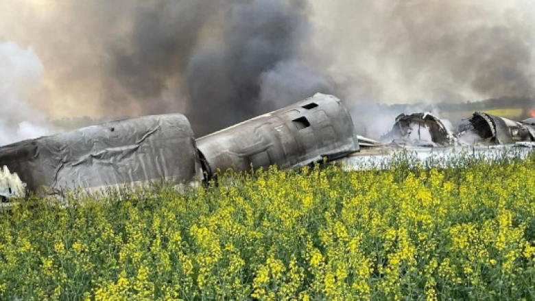 ‘Për herë të parë’ Ukraina rrëzon një aeroplan bombardues strategjik rus