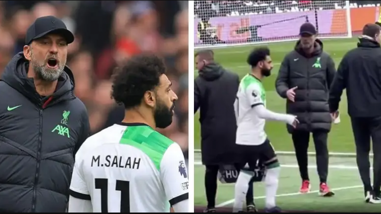 Pamje të reja nga përplasja Klopp – Salah: Gjermani e kërcënoi sulmuesin se do ta kthente në stol