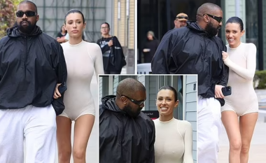 Gruaja e Kanye West merr vëmendje me një tjetër paraqitje në kostum të bardhë të tejdukshëm