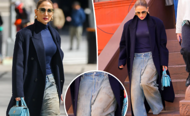 Me njolla dhe të zbehta, por xhinset e Jennifer Lopez kushtojnë mbi 500 euro