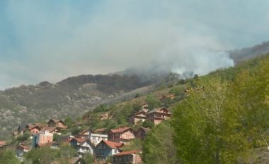 Zjarri në Malin Sharr ka filluar të shuhet, flakët janë bartur në atarin drejt fshatit Gjermë
