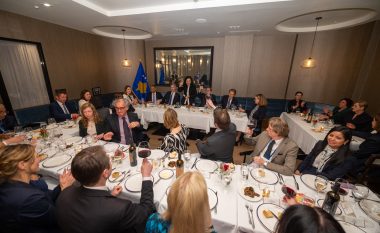 Osmani organizoi pritje për përfaqësues të vendeve partnere të Kosovës pas takimit të Këshillit të Sigurimit të OKB-së