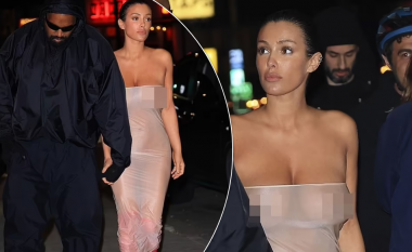 Bianca Censori shfaqet pa të brendshme, vetëm në një fustan transparent gjatë një daljeje në Los Angeles