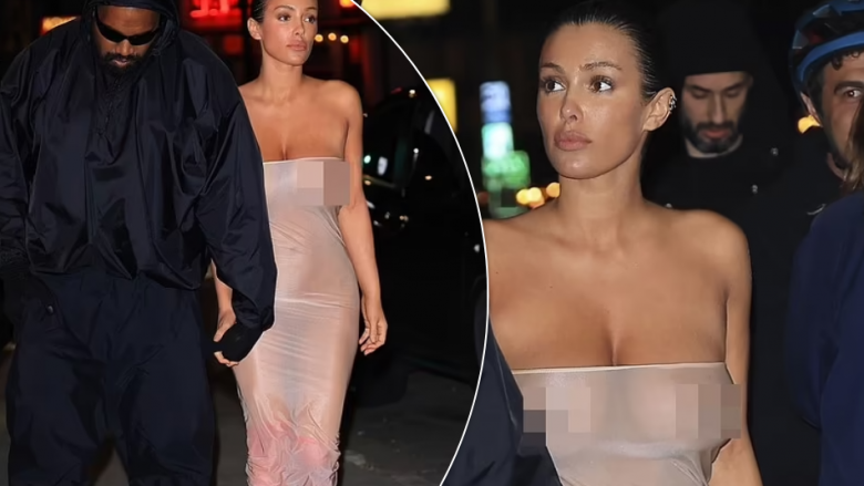 Bianca Censori shfaqet pa të brendshme, vetëm në një fustan transparent gjatë një daljeje në Los Angeles