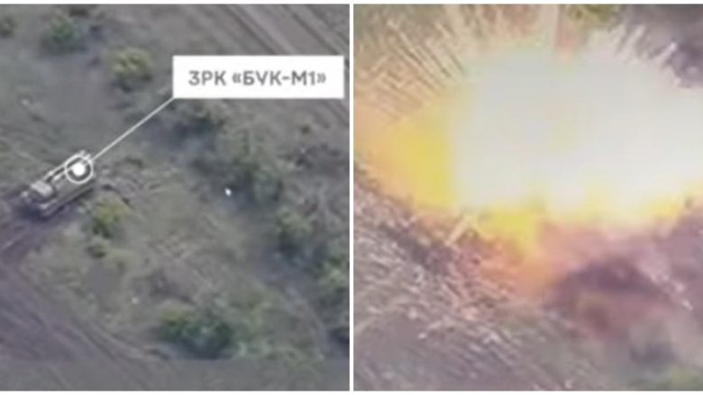 Paka para se të lansonte raketat mbi pozicionet e ukrainasve, sistemi raketor rus Buk-M1 shkatërrohet – goditet direkt