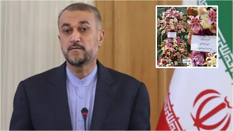 Pas sulmeve “plotësisht të suksesshme” ndaj Izraelit, komandanti i Gardës Revolucionare të Iranit merr një buqetë me lule