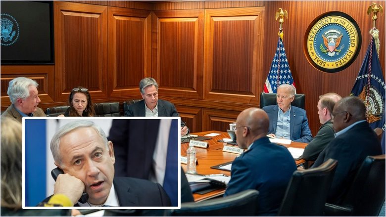 Si e ndoqi Joe Biden sulmin iranian ndaj Izraelit “në kohë reale” – dhe çfarë i tha ai Netanyahut