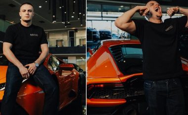 Don Xhoni i bën vetes një dhuratë për ditëlindjen e 24-të, prezanton veturën luksoze ‘Lamborghini Huracan’