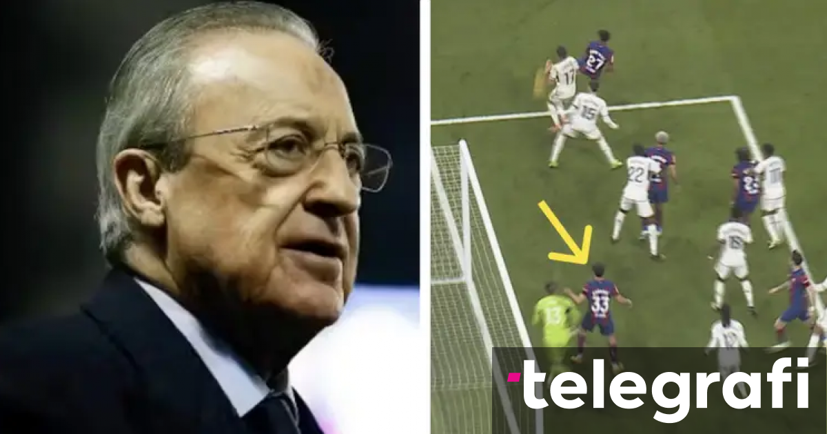 Real Madrid TV sulmon gjyqtarët e El Clasicos  pretendon se një nga golat e Barcelonës nuk ishte e rregullt
