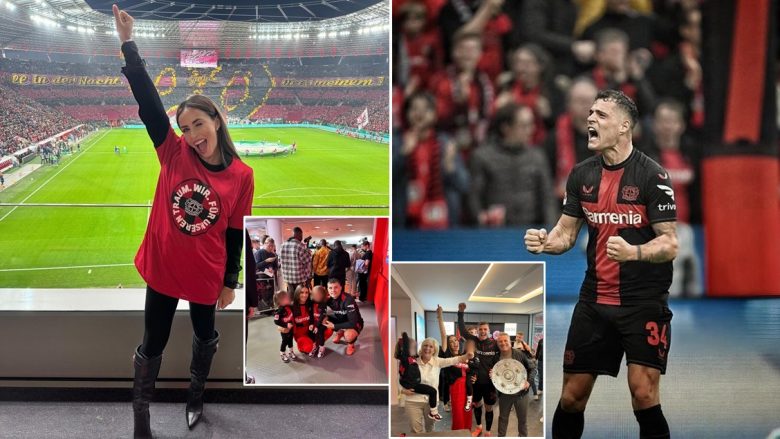 Fitorja historike e Leverkusenit me Xhakën, gruaja e këtij të fundit publikon imazhe pas përfundimit të ndeshjes
