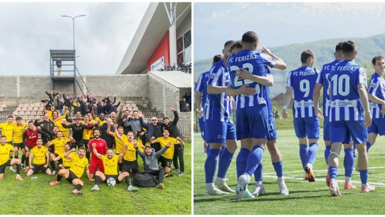 Suhareka dhe Ferizaj drejt Superligës së Kosovës pas fitoreve – rezultatet dhe renditja në Ligën e Parë, grupet A dhe B
