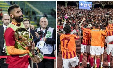 Trofeu më i lehtë i fituar ndoshta në histori – Galatasaray festoi pas një minute kohë dhe luajtën mes vete për disa minuta