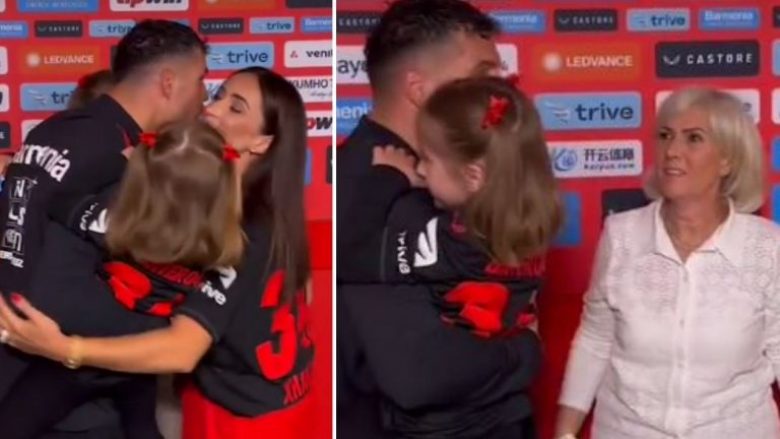 “Urime djali jem”, nëna e uron Granit Xhakën pas triumfit në Bundesliga – përqafim edhe nga gruaja dhe vajzat