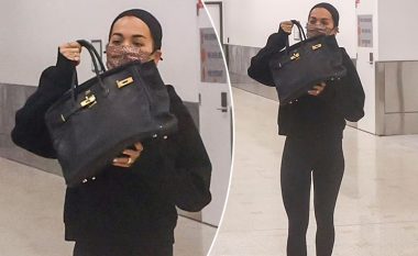 Rita Ora mbulon fytyrën me një çantë 26 mijë euroshe, që të mos vihet re në Aeroportin e Sydneyt
