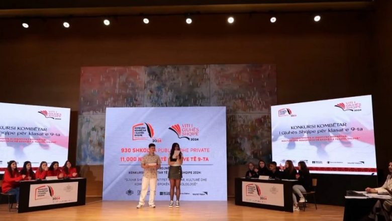 Konkursi i gjuhës shqipe mbledh 930 shkolla nga e gjithë Shqipëria