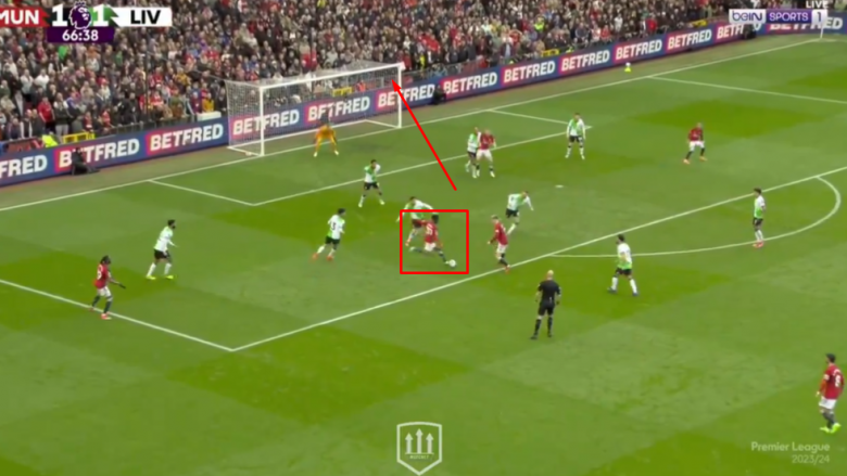 Kobbie Mainoo me një super gol përballë Liverpoolit: Man United në epërsi