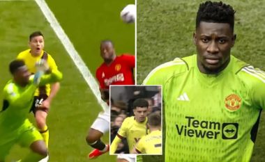 Tjetër ndeshje, tjetër gabim fatal – Andre Onana përsëri fytyra tragjike e Manchester Unitedit